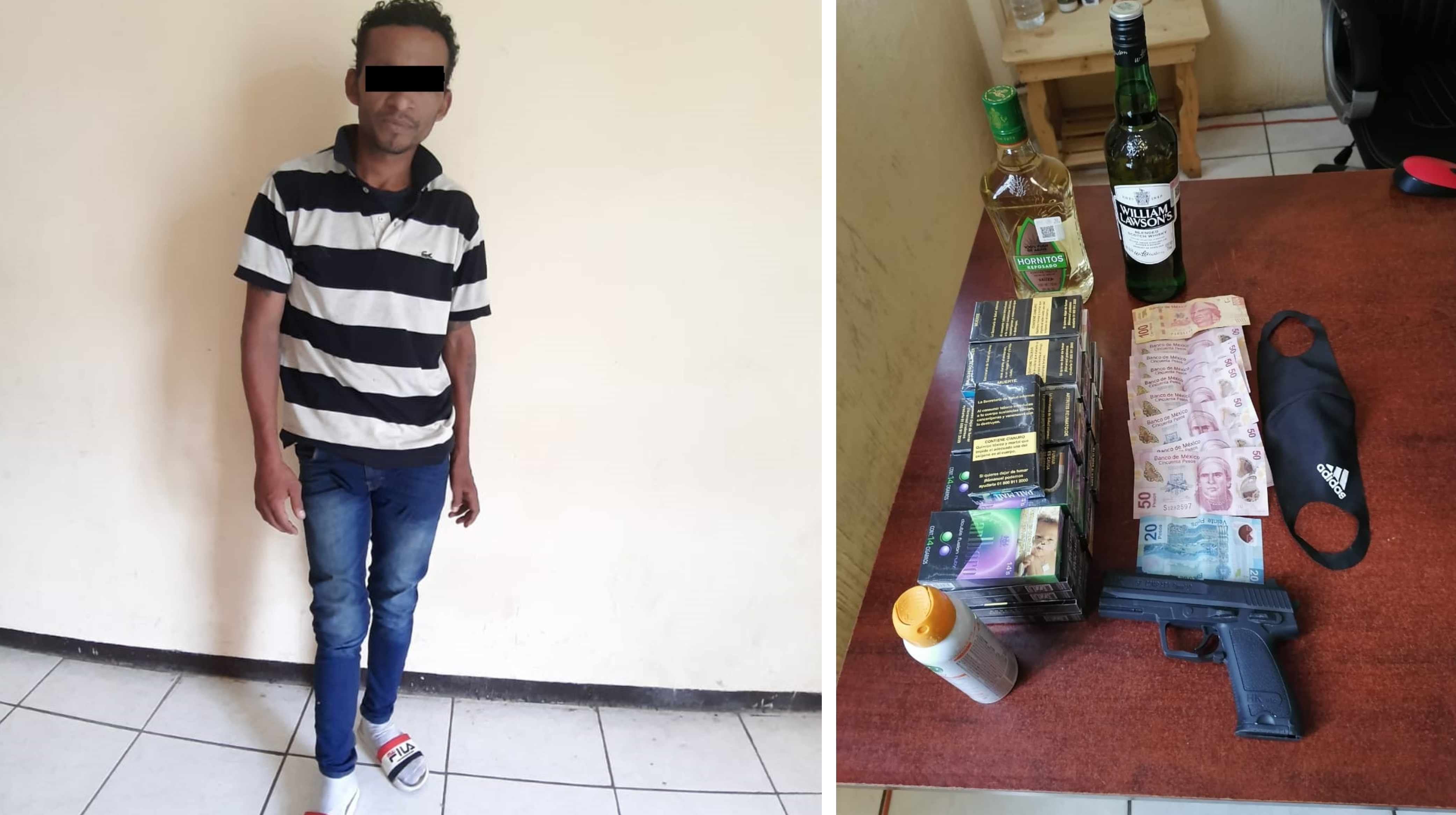 Detienen a sujeto por asaltar tienda de autoservicio; le decomisan arma de  plástico - Diario de Chiapas