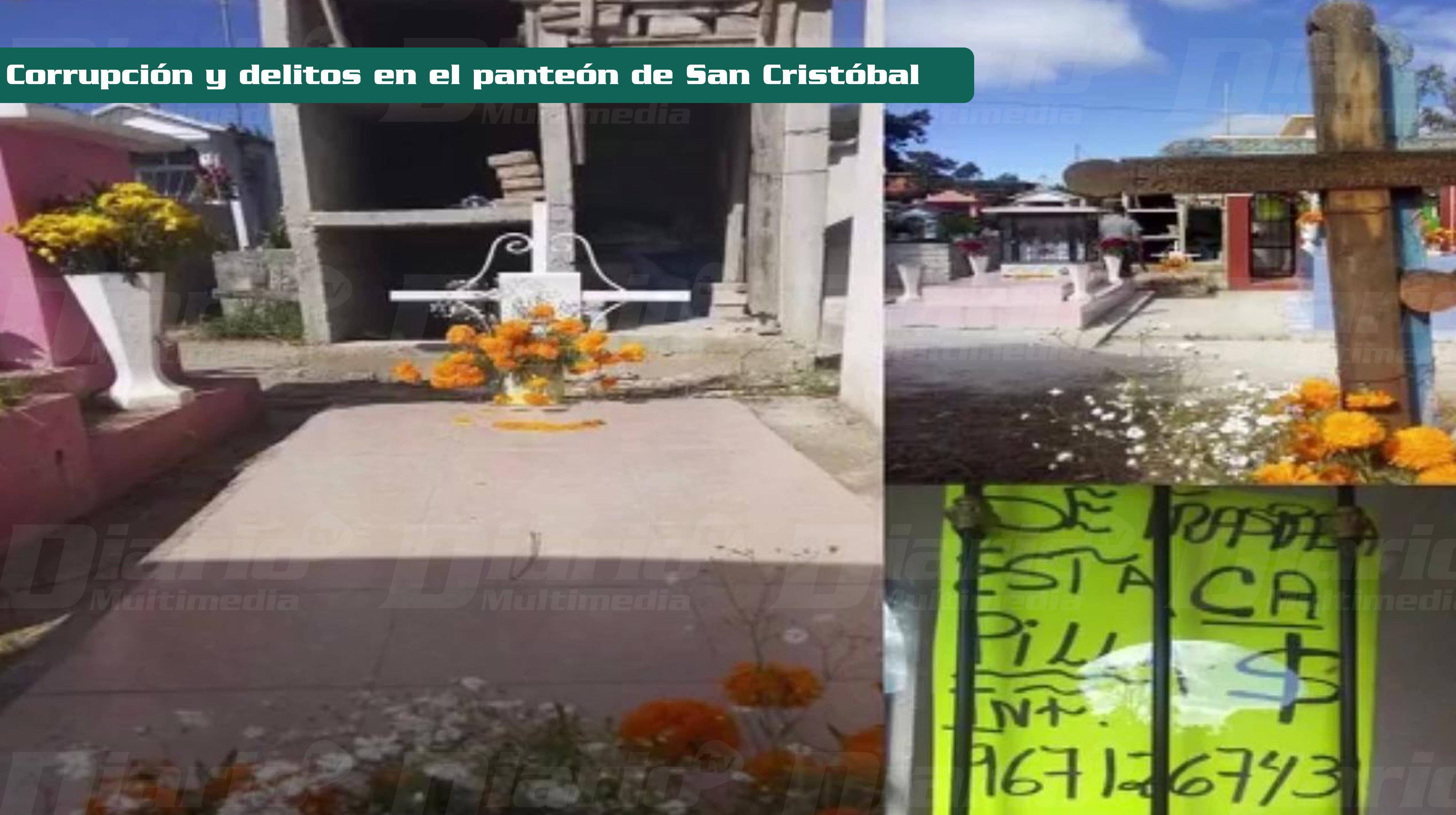 Corrupción y delitos en el panteón de San Cristóbal - Diario de Chiapas