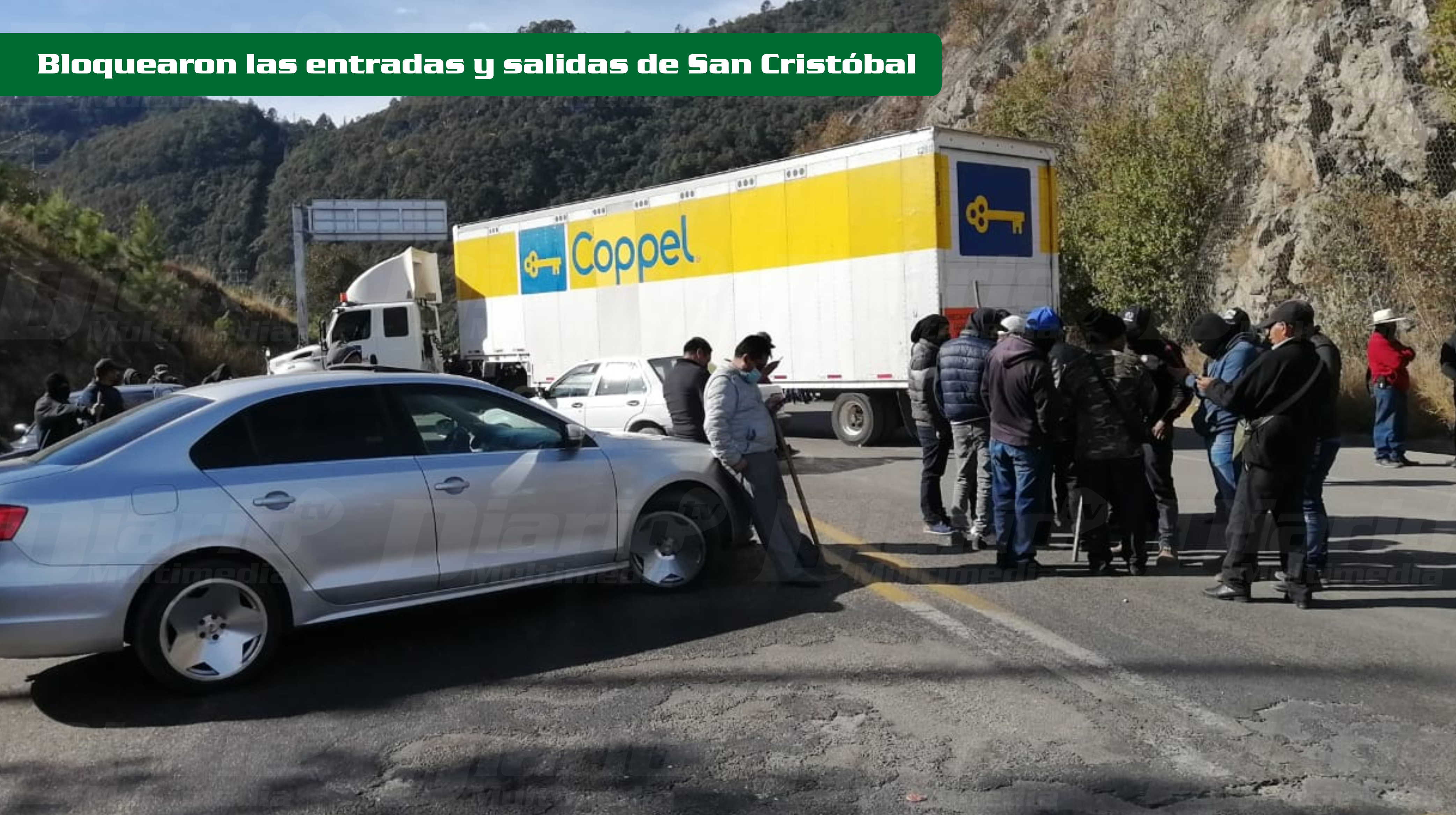 Comach bloquea San Cristóbal - Diario de Chiapas